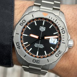 TAG Heuer Aquaracer Date X Bamford Titanium WAY208F Watch