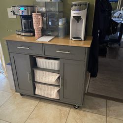 Coffee Bar/Island/Server With Storage 