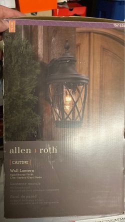 Allen+Roth casting wall lantern