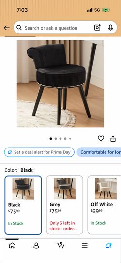 Brand new velvet chair for dressing room