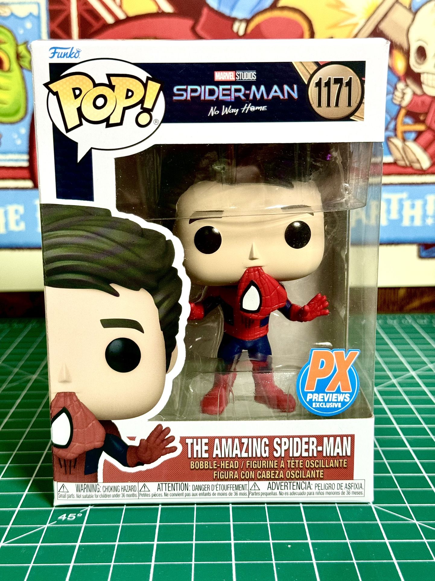 Funko Pop! The Amazing Spider-Man Unmasked Spider-Man: No