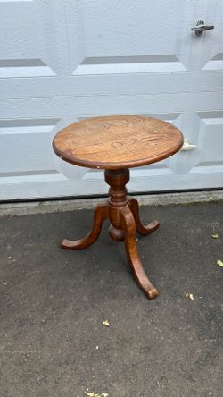 Oak side table