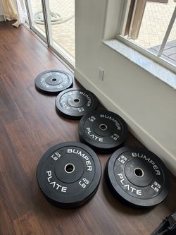 Brand New Bumper Plates for HOME GYM