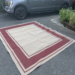FREE outside Patio Rug (8x10)