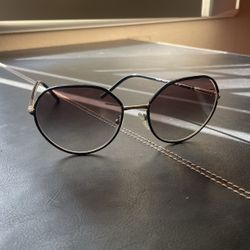 Prada Grey Gradient Sunglasses 