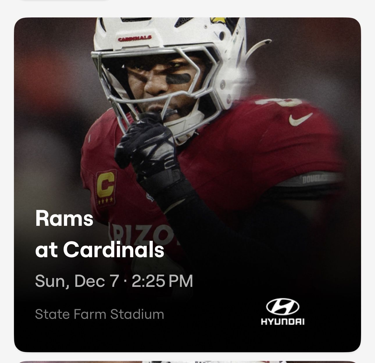 6 Seats - SEC 122 - row 8 - Cardinals Vs Rams 