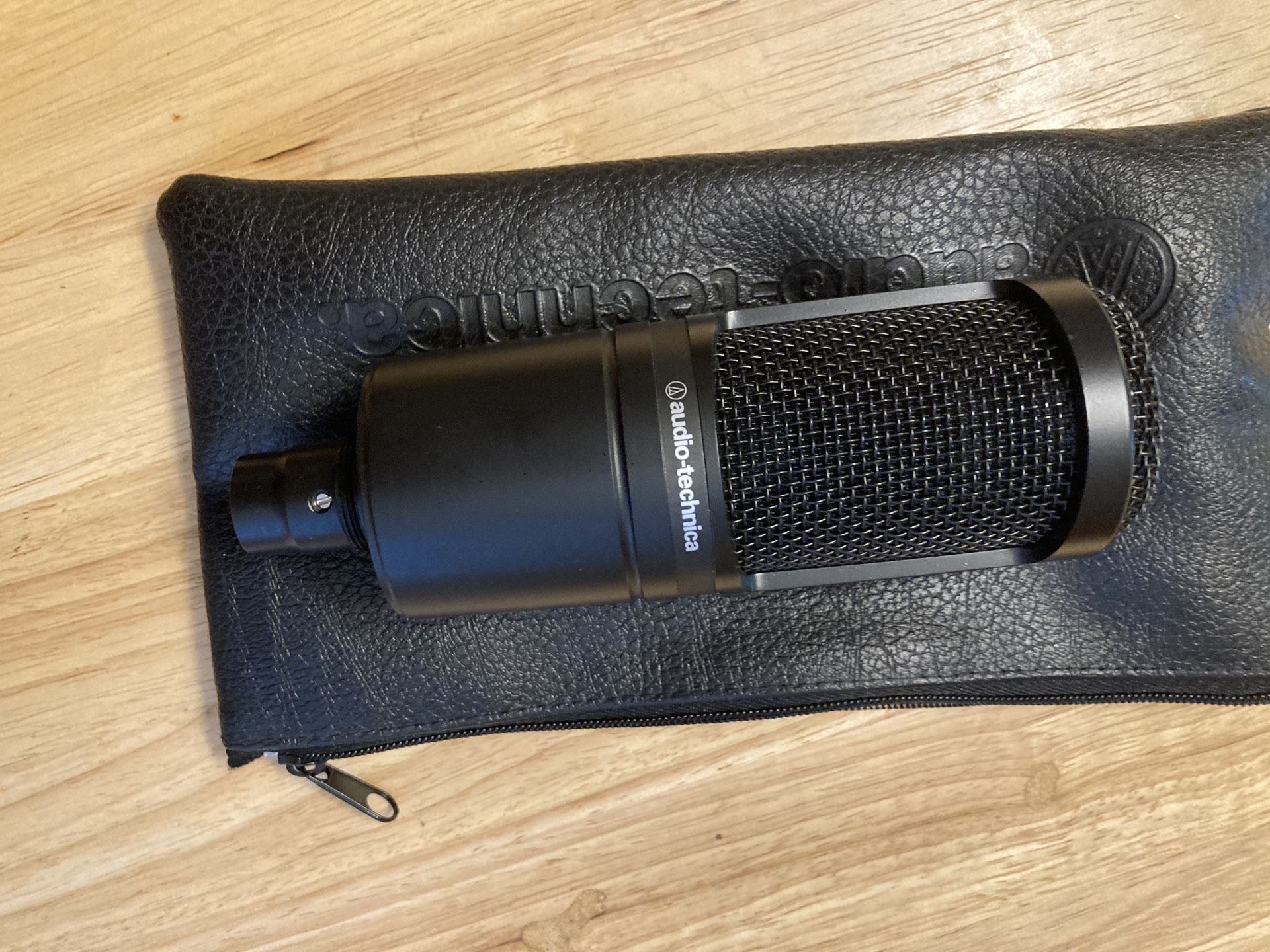 Audio technica AT 2020 Mic, Microphone Stand, With Vibration Resistance, Splashguard