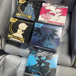 Pokémon Elite Trainer Boxes — Sealed — Multiple Available 