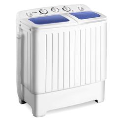 New Portable Mini Compact Twin Tub Washer Spain Spinner Portable Washing Machine