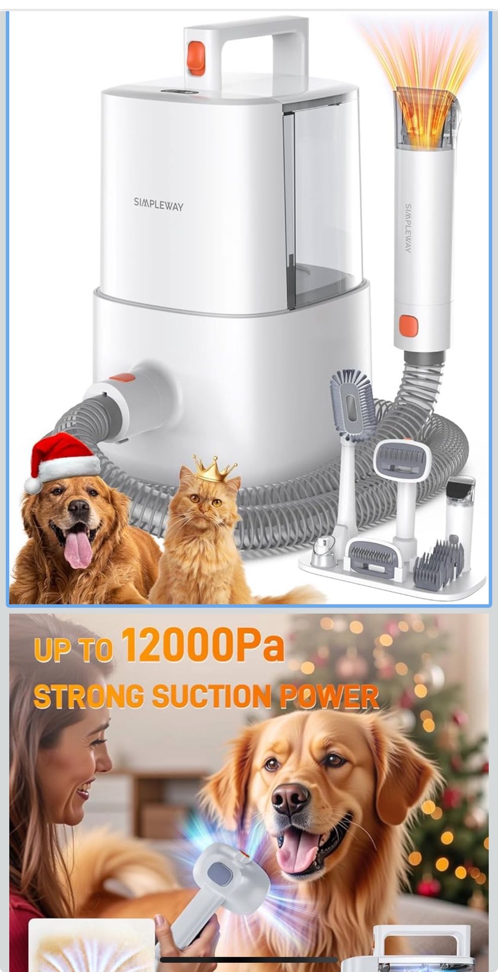 Grooming Vacuum Pet $30