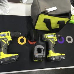 Ryobi Drill And Driver Set