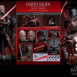 Hot Toys DX45 Darth Vader Battle Damaged (Deluxe Version) Star Wars 1/6 Figure