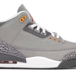 Nike Air Jordan 3 Cool Grey Size 5 Youth 6.5 Youth