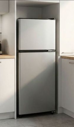 Compact Fridge Silver  4.0  New in Box