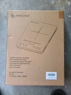 Amzchef 1800w induction cooktop