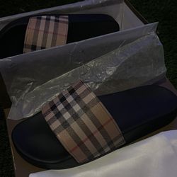 Burberry slides mens 
