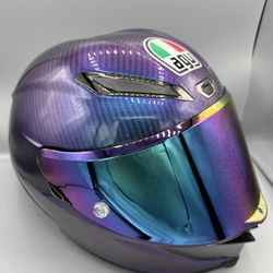 Casco AGV Carbon Fiber – Talla XL – Visor Chameleon