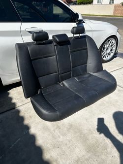 2011 e90 m sport rear seats black leather
