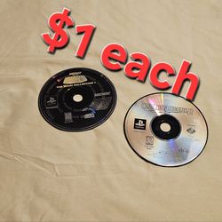 Playstation 1 ps1 games $1 each