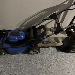 Kobalt Battery Powered Lawn Mower & Weed Eater