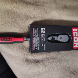 Icon G2 9" Locking Flex Ratchet (1/4" Drive)