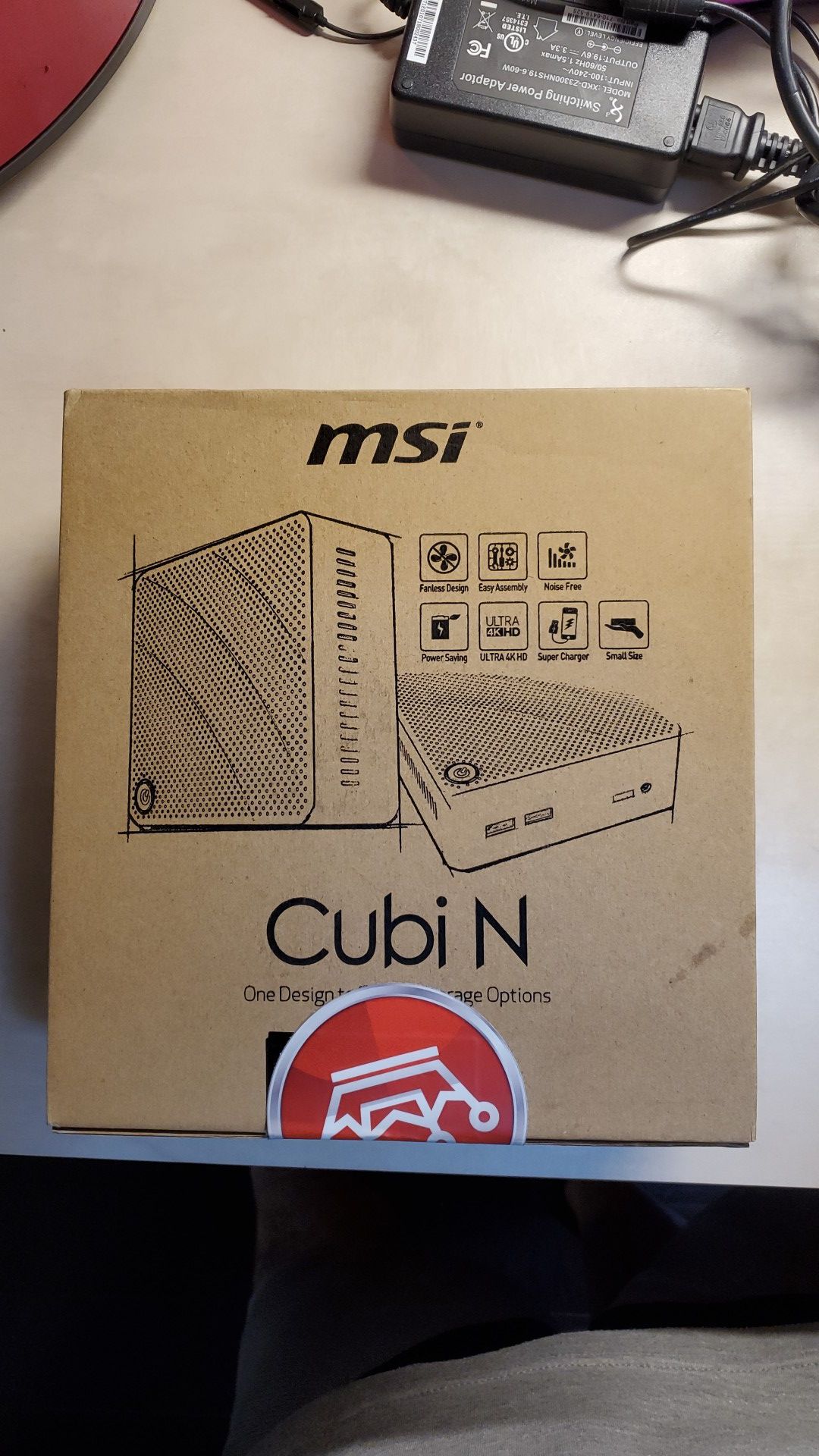 MSI Cubi Mini PC 8gb ram, 240gbSSD, 1TB HDD, Win10 Pro