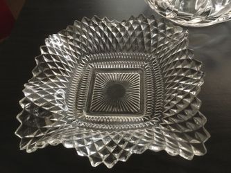 Glass/ china ash tray