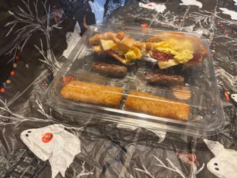 Breakfast croissant catering drop off