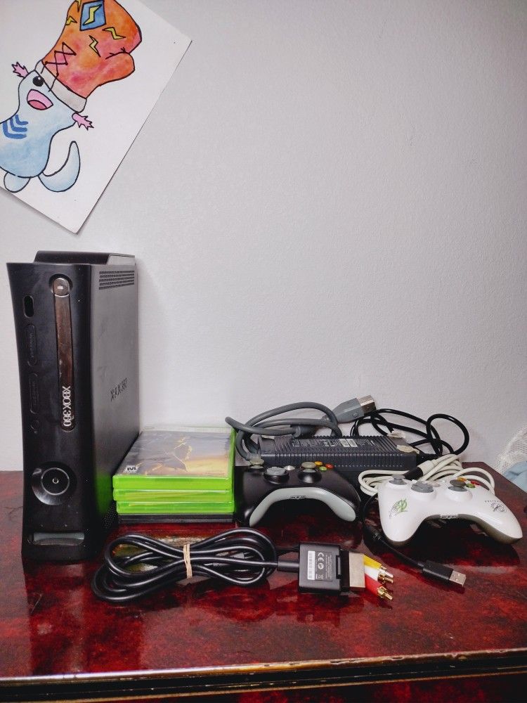 Black Xbox 360 120gigs