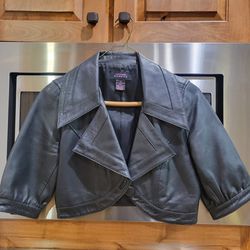Leather Half Jacket