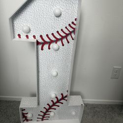 Baseball #1 Sign