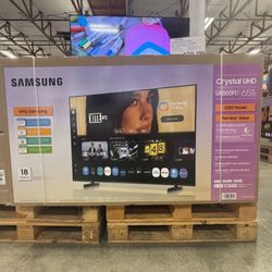 65 “ Samsung smart 4K LCD HDR TV 
