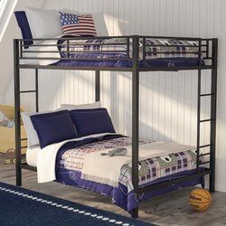 Black Full size bunk beds