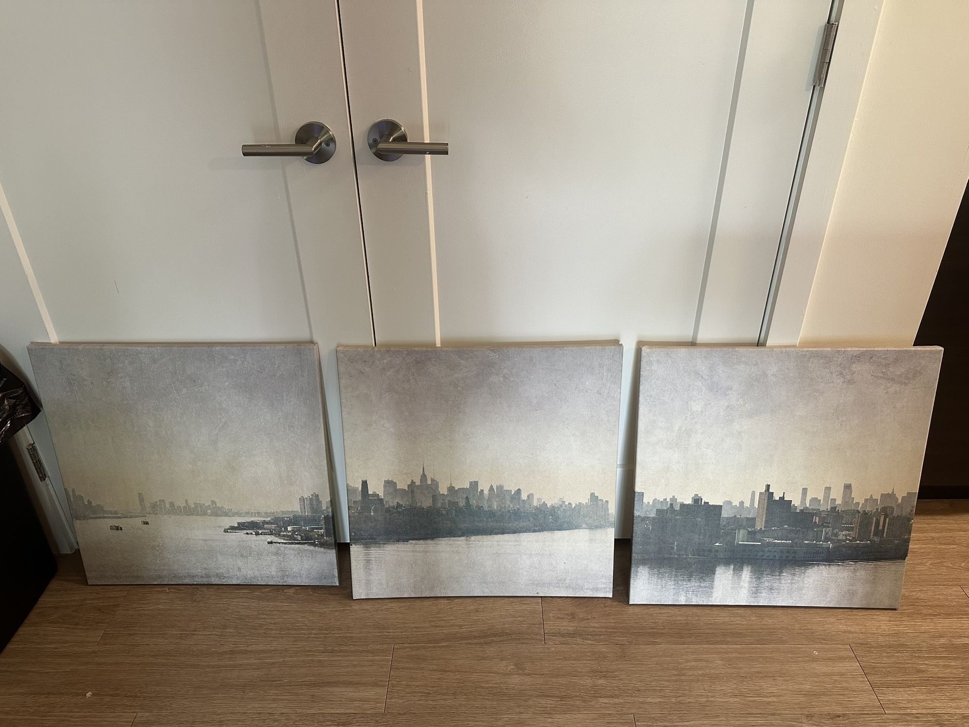 NYC skyline canvas wall art