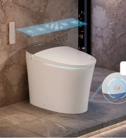 New Electric Elongated Smart Toilet -heated seat, warm air dryer, night light
