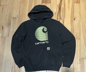 Carhartt Men's Rain Defender Midweight Loose Fit Hoodie with C Logo - – ,
