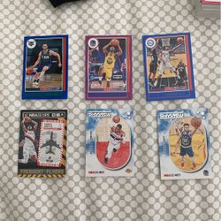 6 Random Picked Cards NBA Hoops
