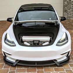 Tesla Model 3 Front Lip Splitter (Carbon Fiber)