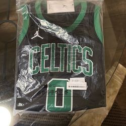 Jayson Tatum NBA kids  Black Statement Edition Jersey 