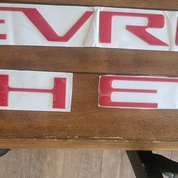 Chevy Silverado Tailgate Lettering