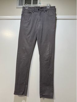 RVCA Slim Fit Gray Pants Size 30