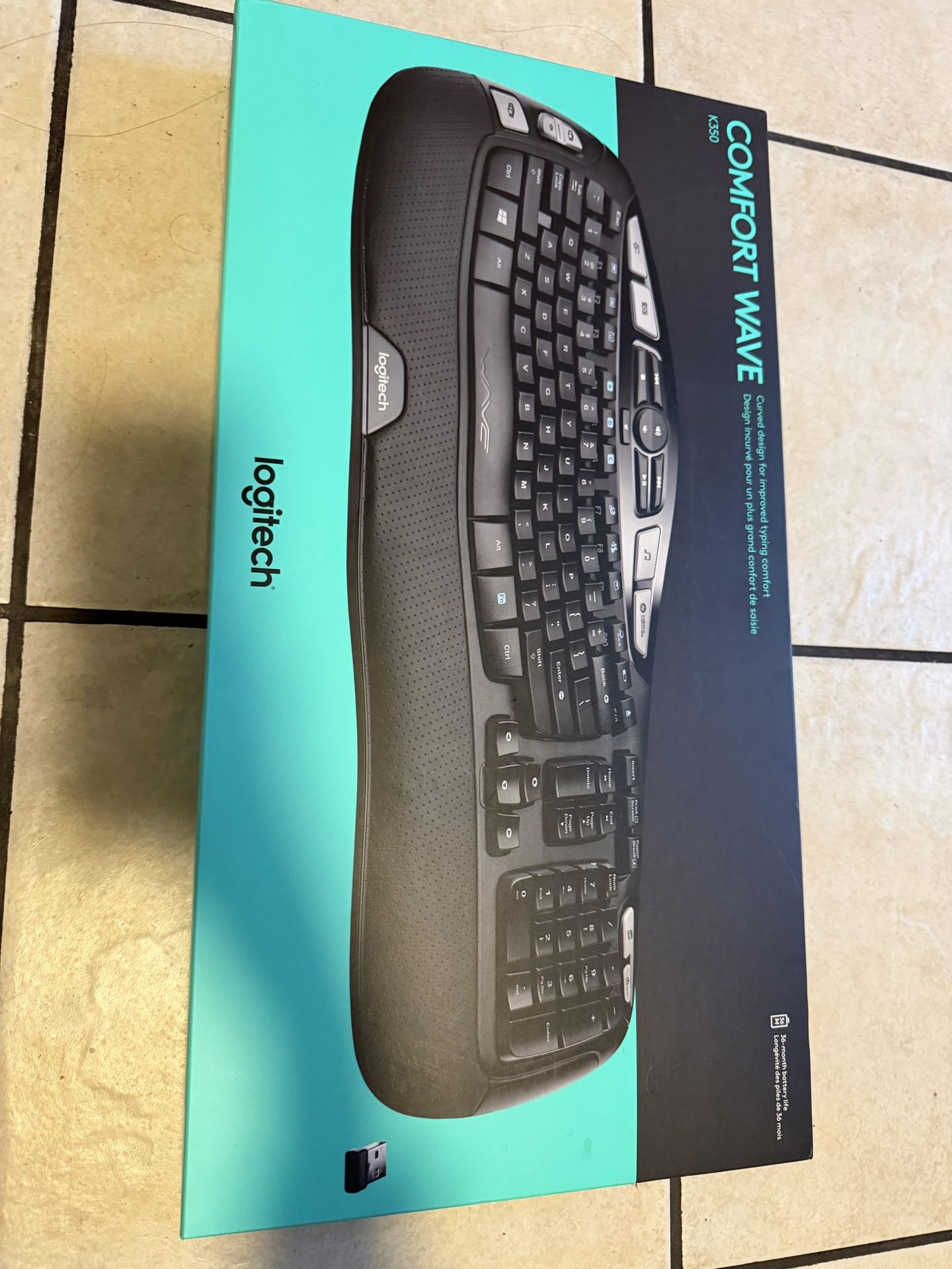 Logitech K350 Comfort Wave Keyboard