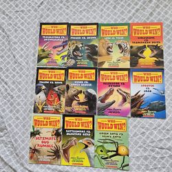 Who Would Win? by Jerry Pallotta lot of 11 for kids with world record book!