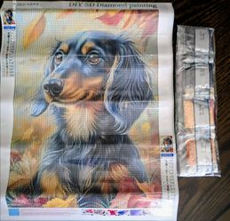 Fall Daschund Diamond Painting Complete KIT whatmost