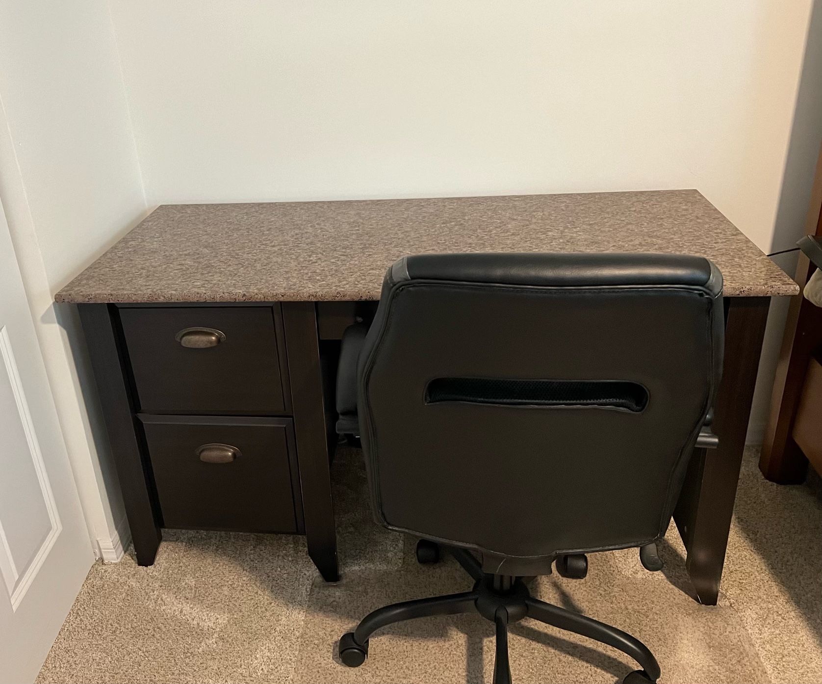 Stone Desk And Chair