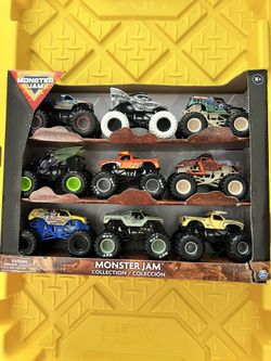Monster Jam 9 Pack Limited Collection 