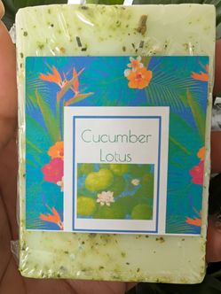 Cucumber Lotus Shea Butter Soaps