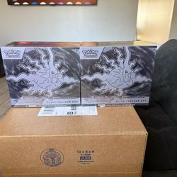 Pokémon Center Pitch Black ETB / Booster Bundles