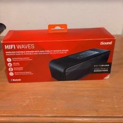 iSound HiFi Waves Wireless Portable Bluetooth Speaker