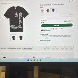 SUPREME WHITE SOX TEE